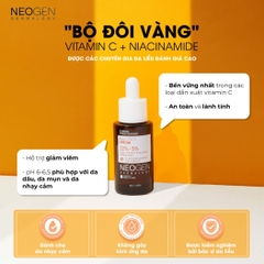 Serum Neogen Dermalogy Vitamin C 22% Sap + 5% Niacinamide Real Vita C Sáng Da Mờ Thâm Hàn Quốc 32ml