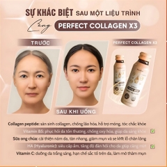 Nước Uống Collagen Perfect Collagen X3 Masilraon Trắng Da Chống Lão Hóa Hàn Quốc Hộp 10 Ống