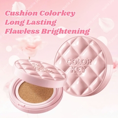 Cushion Chống Nắng COLORKEY SPF 50+ PA++++  Mỏng Nhẹ Lâu Trôi Tự Nhiên Long Lasting Flawless Brightening 11g - TẶNG  1 GƯƠNG CẦM TAY