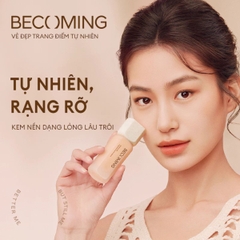 Kem Nền Dạng Lỏng BECOMING Mỏng Nhẹ Bền Màu Lâu Trôi Tự Nhiên Long Wear Sheer Foundation 12g
