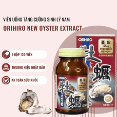 Viên Uống Tinh Chất Hàu Orihiro New Oyster Extract Hộp 120 Viên
