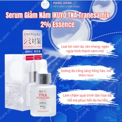 Serum Giảm Nám IKUYO TNA Tranesamix 2% Essence Mờ Thâm Nám Tàn Nhang Dưỡng Trắng Sáng Nhật Bản Chai 30ml