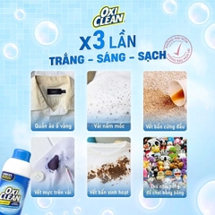 Bột Giặt Tẩy OxiClean Đánh Bay Vết Bẩn Cứng Đầu Tẩy Trắng Ố Vàng Đa Năng  Stain Remover 500g