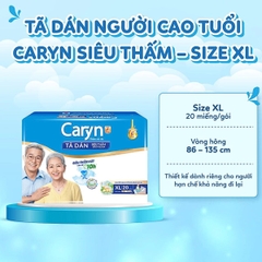 Tã/Bỉm Dán Người Lớn Unicharm Caryn Siêu Thấm Chống Tràn Khô Thoáng Nhật Bản