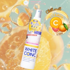 Xịt Dưỡng Trắng Da Toàn Thân  White Conc Dưỡng Ẩm Mềm Mịn Sáng Da Body Lotion Chai 245ml
