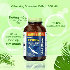 Viên Uống Squalene Sụn Vi Cá Mập Bổ Xương Khớp Orihiro Nhật Bản