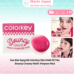 Son Bùn Dạng Hũ Colorkey Mịn Mướt Dễ Tán Bouncy Creamy Multi-Purpose Mud 4.5g