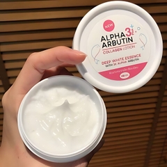 Kem Dưỡng Trắng Da Body Alpha Arbutin Collagen 3 Plus+ Cream Thái Lan Hũ 100g