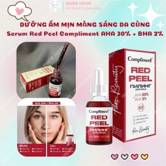 Serum Red Peel Compliment AHA 30% + BHA 2% Tái Tạo Da Dưỡng Sáng Giảm Mụn Hiệu Quả Chai 27ml