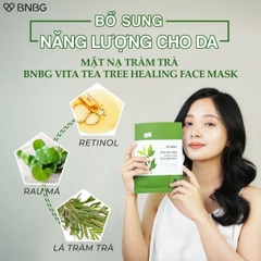 Mặt Nạ BNBG Vita Tea Tree Healing Face Mask Pack Làm Dịu Giảm Mụn Hàn Quốc