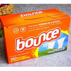 Giấy Thơm Bounce Làm Thơm  Quần Áo Và Mềm Vải Mỹ HỘP 160 TỜ