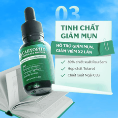 Serum Caryophy Portulaca Ampoule Giảm Mụn Mờ Thâm Se Khít Lỗ Chân Lông Hàn Quốc 30ml
