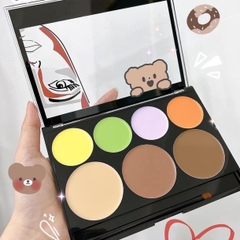 Bảng City Color 7 Ô - Tạo Khối Và Che Khuyết Điểm Contour & Corrector Cream Palette
