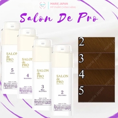 Bọt Nhuộm Tóc Salon De Pro Phủ Bạc Tự Nhiên Cao Cấp Không Mùi Tiện Lợi  Nhật Bản