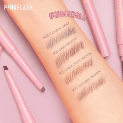 Chì kẻ mày Pinkflash Siêu Bền Màu, Chống Thấm Nước  Waterproof Auto Eyebrow Pencil E09