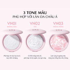 [MUA 1 TẶNG 1] Phấn Phủ Nén Thủy Tinh MENOW Mỏng Mịn Tự Nhiên Clear Radiant Pressed Powder Viet Nam Edition 7g