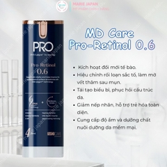 Kem Dưỡng MD CARE PRO-RETINOL 0.6 Trẻ Hóa Sáng Da Cải Thiện Nếp Nhăn 30ml
