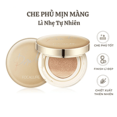 Cushion Focallure Kiềm Dầu Đỉnh Che Phủ Tốt Mịn Lì Poreless Matte Air Foundation FA19 12g