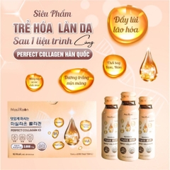 Nước Uống Collagen Perfect Collagen X3 Masilraon Trắng Da Chống Lão Hóa Hàn Quốc Hộp 10 Ống