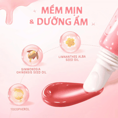 Son Bóng PINKFLASH Căng Mọng Dưỡng Ẩm Mềm Mịn My GlossyLips Watery Glow 6g