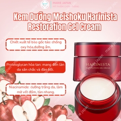 Gel Dưỡng Ẩm Meishoku Harinista Restoration Gel Cream Chống Lão Hóa  Cải Thiện Nếp Nhăn Căng Bóng Da Nhật Bản Hộp 50g