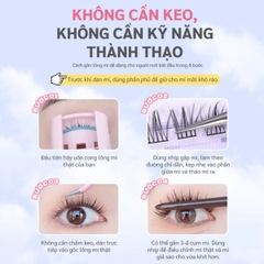 Lông Mi Cụm Mlen Diary Có Sẵn Keo Dễ Gắn Có Thể Tái Sử Dụng Mắt To Tự Nhiên