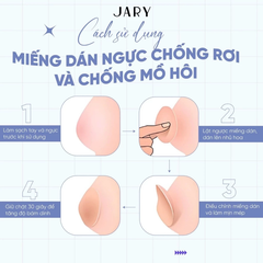 Miếng Dán Ngực Silicone Jary Nipple Covers Nâng Ngực Chống Mồ Hôi