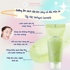Tẩy Tế Bào Chết Mặt Dr.Pepti Centella Turnover Soft Peeling Gel Dịu Nhẹ Sạch Sâu Dưỡng Ẩm Sáng Da Hàn Quốc Tuýp 30ml