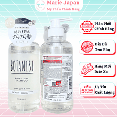 Combo 2 Món Gội Xả BOTANIST Smooth Nắp Trắng Suôn Mượt Cho Tóc Rối, Mềm Mượt Như Lụa Chuẩn Salon Tại Nhà