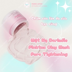 Mặt Nạ Đất Sét Pink Tox Derladie Pore Tightening Clay Mask Sạch Sâu Kiểm Soát Dầu Nhờn Se Khít Lỗ Chân Lông Hàn Quốc