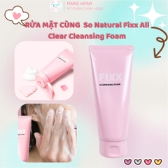 Sữa Rửa Mặt So Natural Fixx All Clear Cleansing Foam Sạch Sâu Dưỡng Ẩm Hàn Quốc Tuýp 200ml - TẶNG KEM TRẮNG NÁCH OFMEIGHT