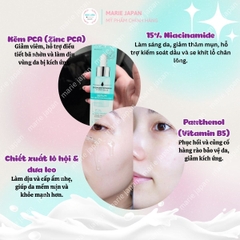 Serum Eveline 15% Niacinamide Concentrated Formula Dưỡng Sáng Mịn Da Mờ Thâm Mụn Chai 18ml