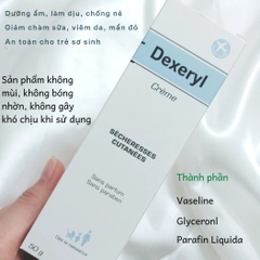 Kem Nẻ Dexeryl Creme Traitement Dưỡng Ẩm Phục Hồi Da Khô Nứt Nẻ Pháp 50g