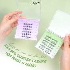 Lông Mi Cụm JARY Pro Cluster Lashes Có Sẵn Keo Tiện Lợi Mỏng Nhẹ Hộp Nhựa 6 Hàng