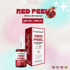 Serum Red Peel Compliment AHA 30% + BHA 2% Tái Tạo Da Dưỡng Sáng Giảm Mụn Hiệu Quả Chai 27ml