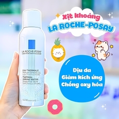 Xịt Khoáng La Roche-Posay Thermal  Spring Water Cấp Ẩm Tức Thì Làm Dịu Da 50ml