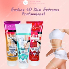 Kem Tan Mỡ Eveline 4D Slim Extreme Professional Hỗ Trợ Giảm Mỡ Săn Chắc Da Ba Lan Tuýp 250ml