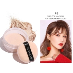 Phấn Phủ Bột Focallure Kiềm Dầu Mỏng Nhẹ Mịn Màng Tự Nhiên Setting Powder 7g