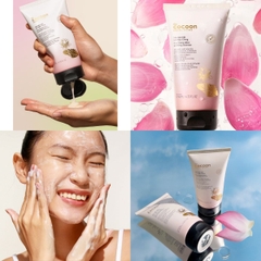 Sữa Rửa Mặt Sen Hậu Giang Cocoon Sạch Sâu Cấp Ẩm Làm Dịu Da Nhạy Cảm 140ml