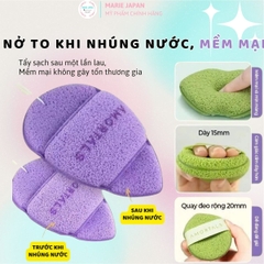 Bông Mút Rửa Mặt Amortals Bọt Biển Hỗ Trợ Rửa Mặt Sạch Sâu Mềm Mịn Không Gây Rát Da