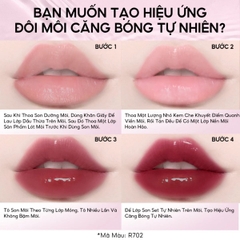 Son Gương Bóng Colorkey Môi Đầy Đặn Căng Bóng Quyến Rũ  Airy Lip Mirror Series 2.5g