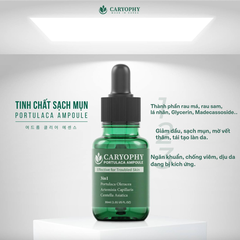 Serum Caryophy Portulaca Ampoule Giảm Mụn Mờ Thâm Se Khít Lỗ Chân Lông Hàn Quốc 30ml