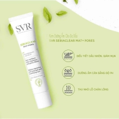 Kem Dưỡng SVR Active Gel/ Sebiaclear Mat Pores/ Cicapeel