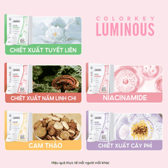 Mặt Nạ Colorkey Luminous Facial Mask Cấp Ẩm Sáng Da Giảm Mụn Miếng Lẻ 25ml