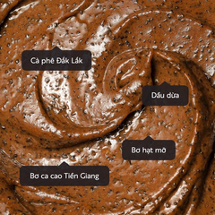 Tẩy Da Chết Body Cocoon Cà Phê Đắk Lắk Làm Sạch Sáng Da Coffee Body Polish