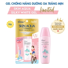 Kem Chống Nắng Skin Aqua CLEAR WHITE NẮP VÀNG - 25G ( CHAI LẺ )