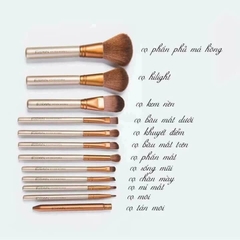 Bộ Cọ Trang Điểm Naked 3  Đa Năng 12 Cây Nội Địa Trung