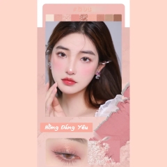 Bảng Phấn Mắt 9 Ô GOGO TALES Nhũ Lì Mịn Bền Màu Follow Your Heart Pocket GT479