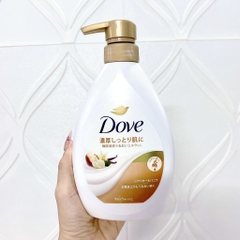 Sữa Tắm Dove Sáng Da Dưỡng Ẩm  Mịn Màng Thơm Lâu Nhật Bản 470g