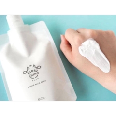 Mặt Nạ Mow Shiro Dưỡng Trắng Da Chiết Xuất Sữa Bò BCL White Milk Pack - Túi 150g
